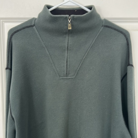 Izod XFG pullover quarter zip size XL olive green - Picture 2 of 5